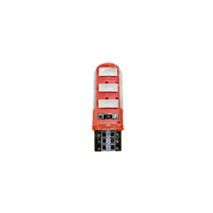 T10 SILICONA CORTA ROJA 12V OFF ROAD