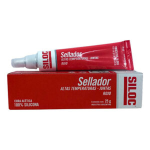 Sellador Altas Temperaturas - Juntas - 100% silicona 25g