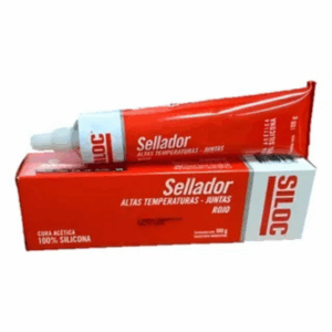 Sellador Altas Temperaturas - Juntas - 100% silicona 100g